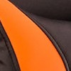 Черный-оранжевый S2 (экокожа)